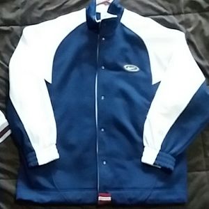 Blue and White Nike Basketball warm-up